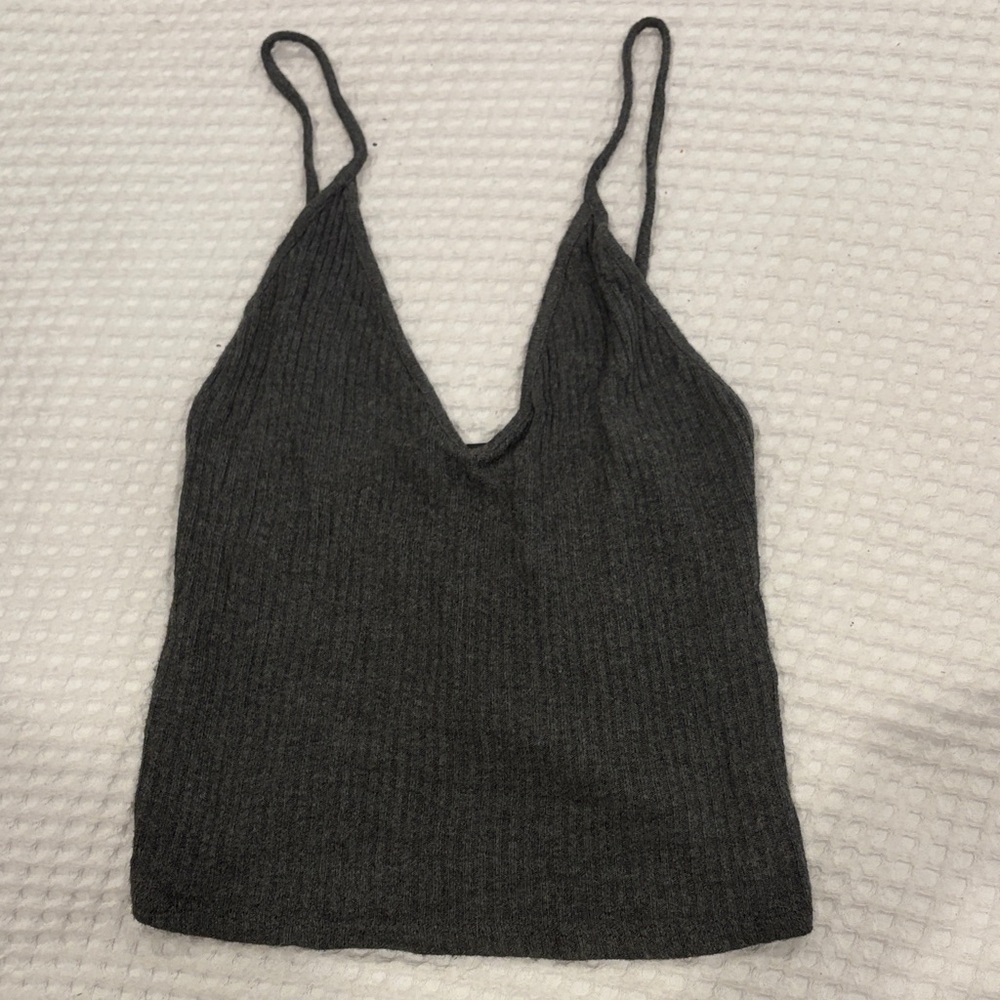 BRANDY MELVILLE Charcoal Camisole Tank Top